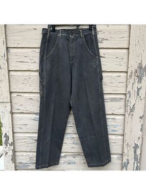 Vintage Damani DADA Skater 90s Wide Leg Baggy Denim Y2K Jeans Size 34